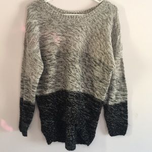 Black and Grey Sweater